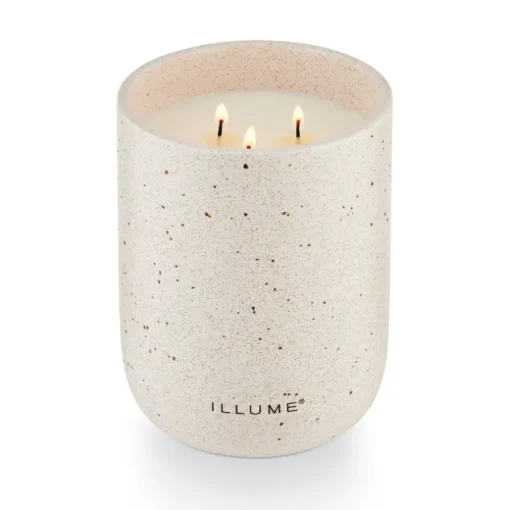 Amber Bergamot Large Outdoor Ceramic Patio Candle