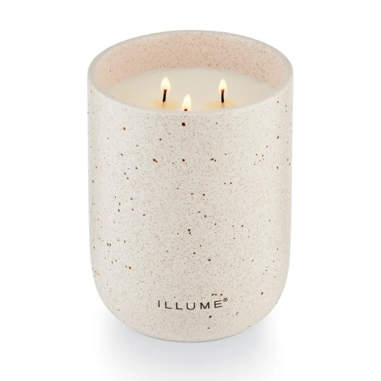 Amber Bergamot Large Outdoor Ceramic Patio Candle