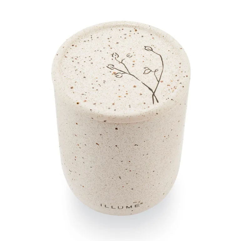 Amber Bergamot Large Outdoor Ceramic Patio Candle