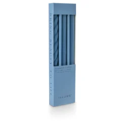 Assorted Blue Candle Tapers 3-Pack