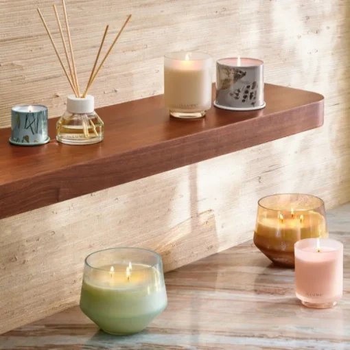 Assorted White Taper Candles 3-Pack