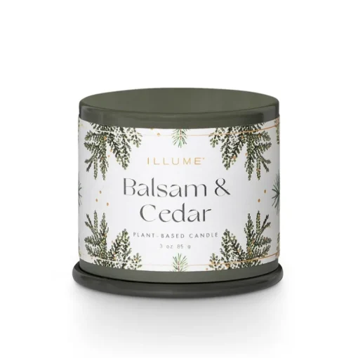 Balsam & Cedar Demi Vanity Tin Candle