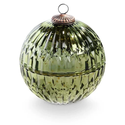Balsam & Cedar Green Mercury Ornament Candle
