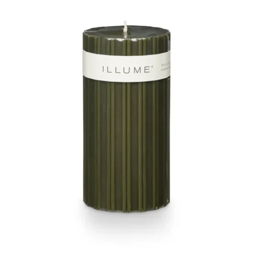 Balsam & Cedar Medium Fragranced Pillar Candle
