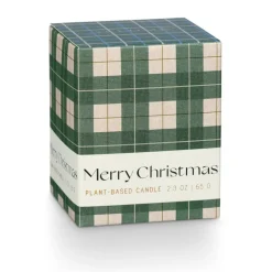 Balsam & Cedar Merry Christmas Boxed Votive Candle