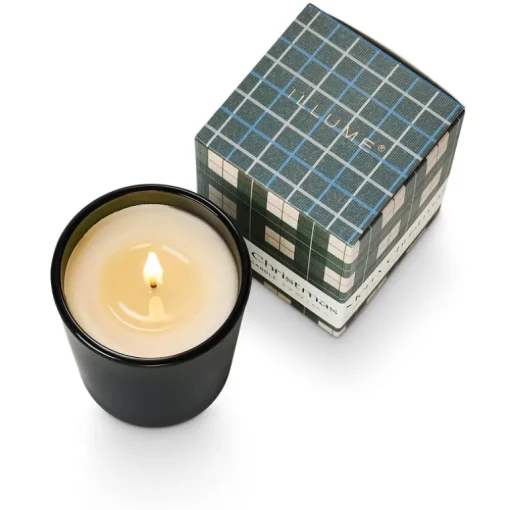 Balsam & Cedar Merry Christmas Boxed Votive Candle