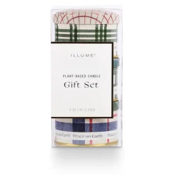 Balsam & Cedar Noble Holiday Candle Tin Trio Gift Set