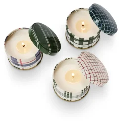 Balsam & Cedar Noble Holiday Candle Tin Trio Gift Set