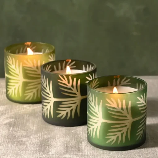 Balsam & Cedar Pine Glass Candle