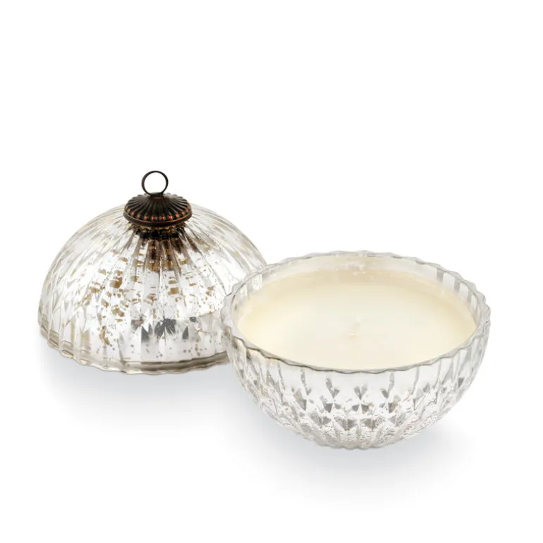 Balsam & Cedar Silver Mercury Ornament Candle