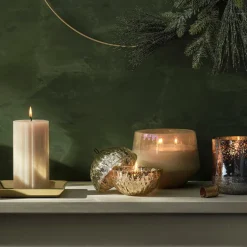 Balsam & Cedar Silver Mercury Ornament Candle