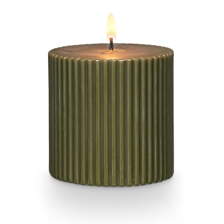 Balsam & Cedar Small Fragranced Pillar Candle