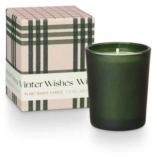 Balsam & Cedar Winter Wishes Boxed Votive Candle