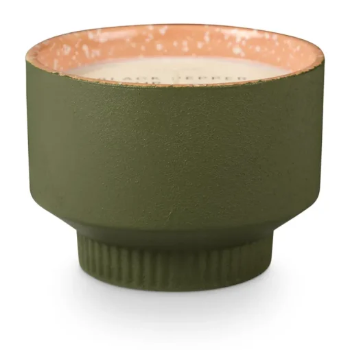 Black Pepper and Hemp Ceramic Candle
