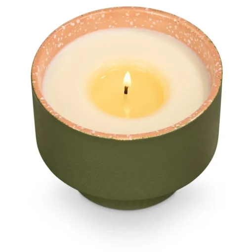 Black Pepper and Hemp Ceramic Candle