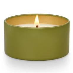 Black Pepper and Hemp Cork Tin Candle