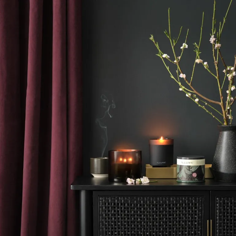 Blackberry Absinthe Statement Glass Candle