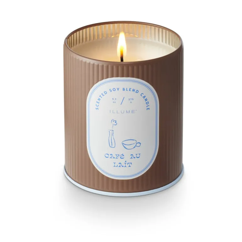 Cafe au Lait Petite Tin Candle