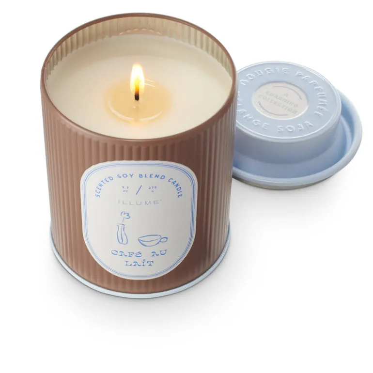 Cafe au Lait Petite Tin Candle