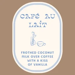 Cafe au Lait Petite Tin Candle