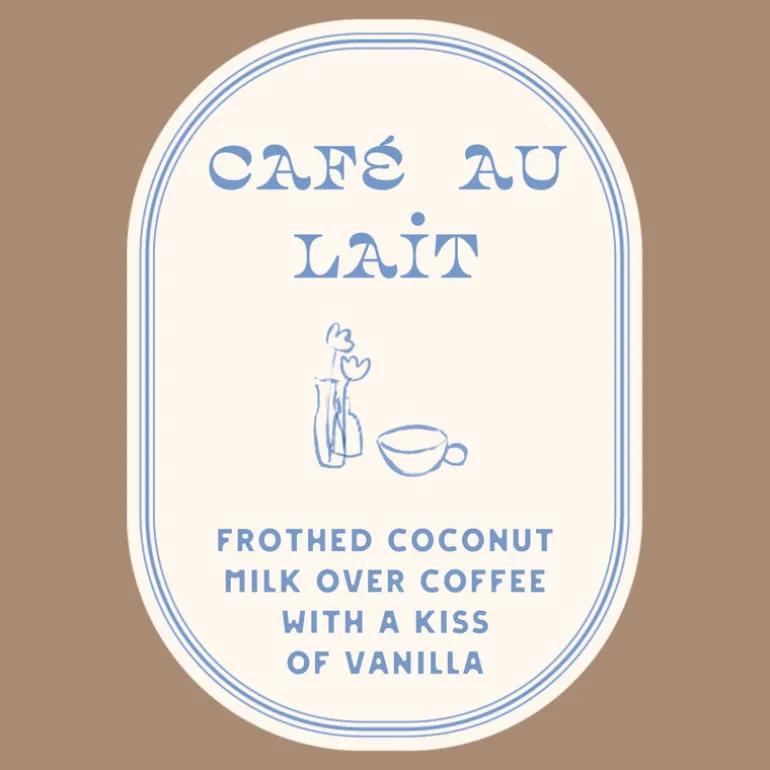 Cafe au Lait Petite Tin Candle