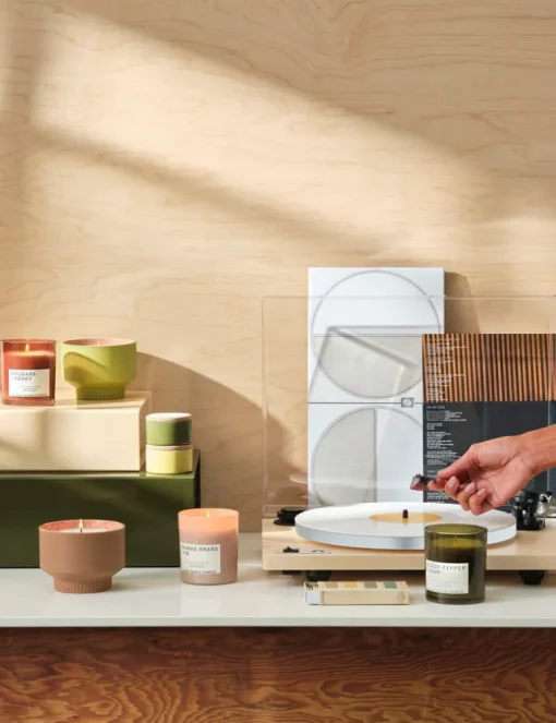 Citron and Vetiver Ceramic Candle
