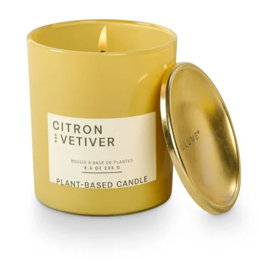 Citron and Vetiver Lidded Jar Candle