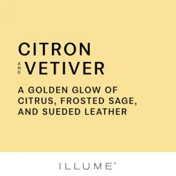 Citron and Vetiver Lidded Jar Candle