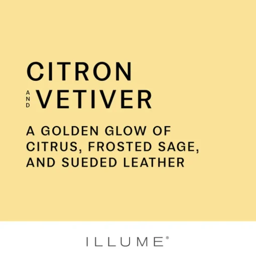 Citron and Vetiver Lidded Jar Candle