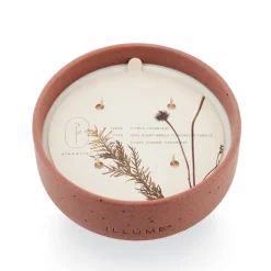 Citrus Cedarleaf Small Outdoor Ceramic Candle