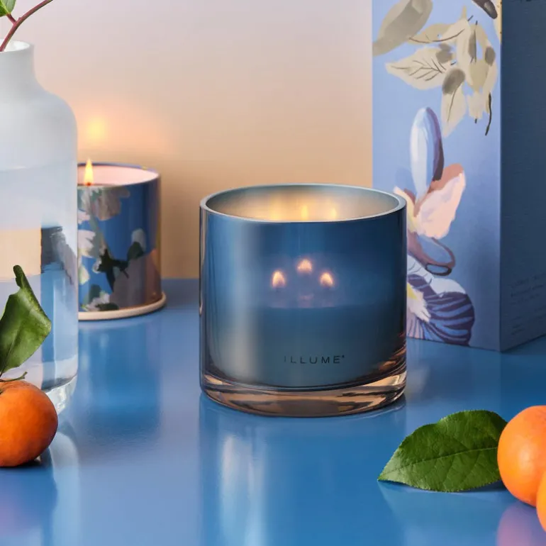 Citrus Crush Medium Fragranced Pillar Candle