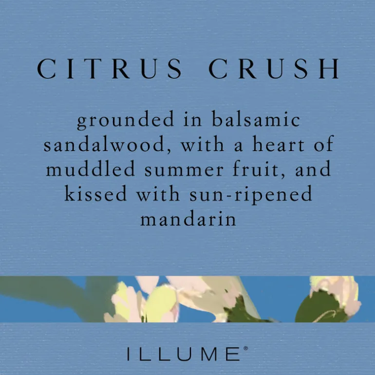 Citrus Crush Medium Fragranced Pillar Candle