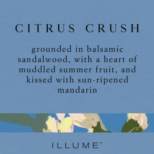 Citrus Crush Small Fragranced Pillar Candle