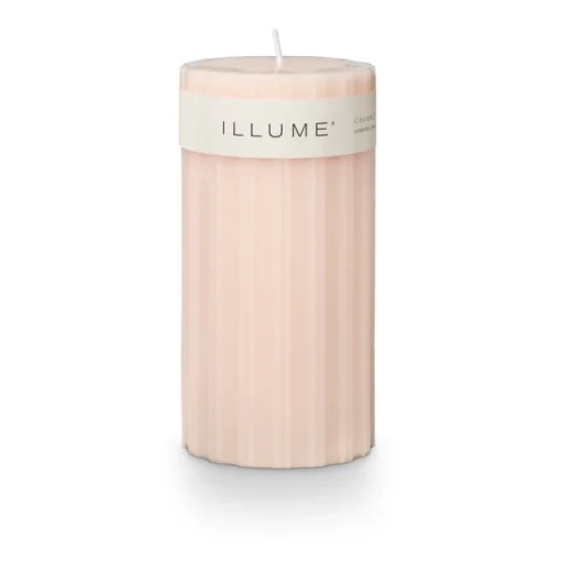 Coconut Milk Mango Medium Fragranced Pillar Candle