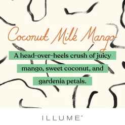 Coconut Milk Mango Pearl Glass Candle