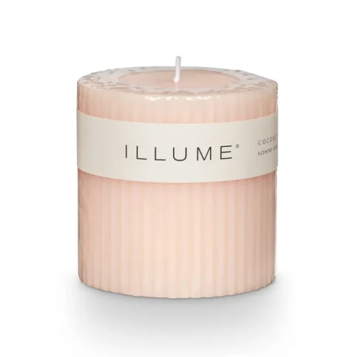 Coconut Milk Mango Small Fragranced Pillar Candle