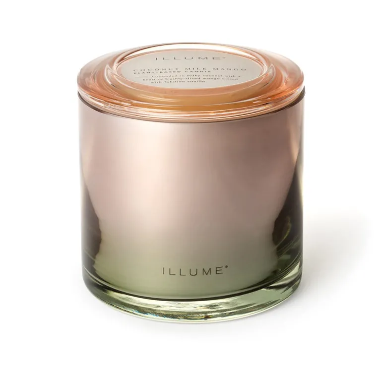 Coconut Milk Mango Statement Glass Candle