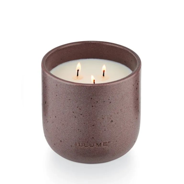 Cypress Lavender Medium Outdoor Ceramic Candle