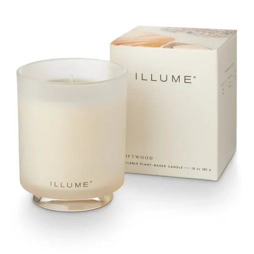Driftwood Refillable Boxed Glass Candle