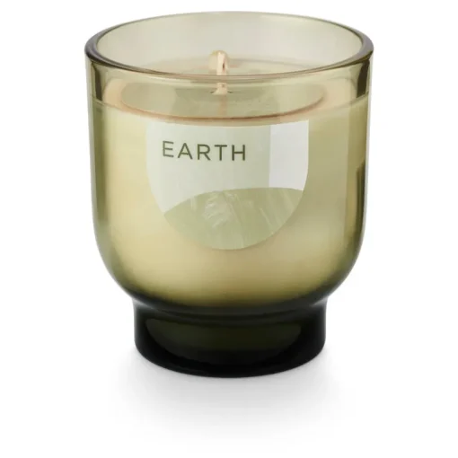 Earth Element Glass Candle