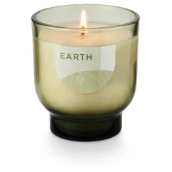 Earth Element Glass Candle