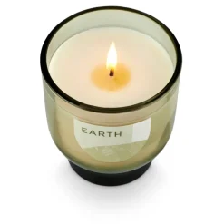 Earth Element Glass Candle