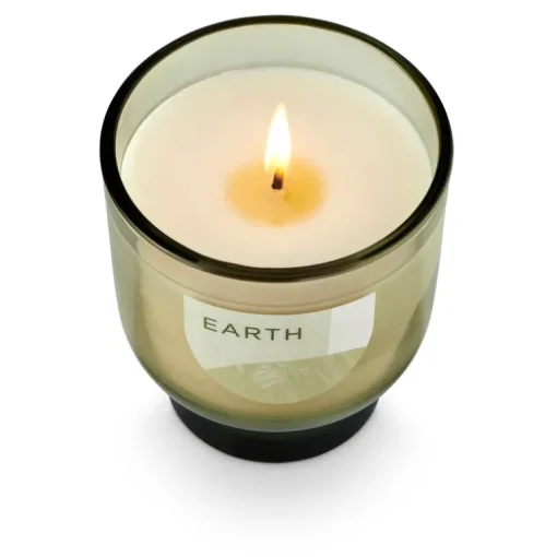Earth Element Glass Candle