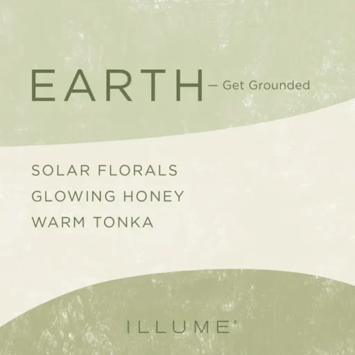 Earth Element Glass Candle