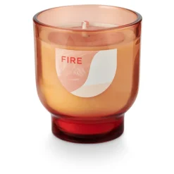 Fire Element Glass Candle