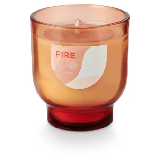 Fire Element Glass Candle