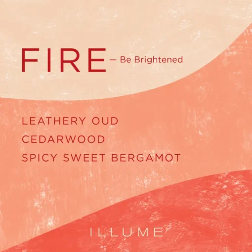 Fire Element Glass Candle