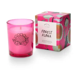 Forest Flora Artist Boxed Votive Candle
