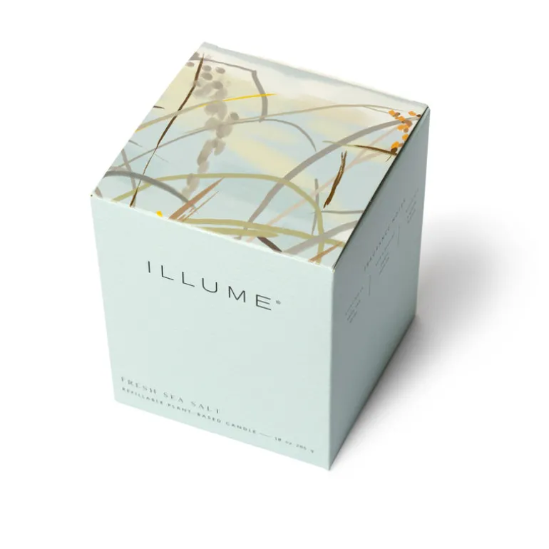 Fresh Sea Salt Boxed Glass Candle