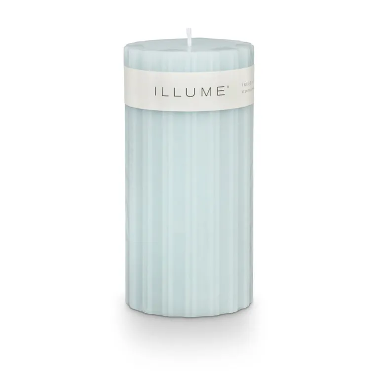 Fresh Sea Salt Medium Fragranced Pillar Candle